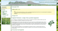 Desktop Screenshot of draglandsplanteskole.no